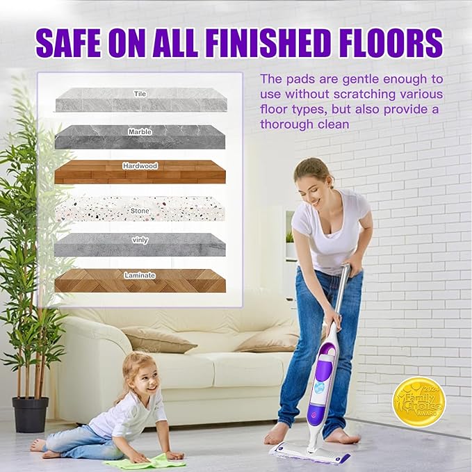 80 Pack Power Mop Pads Refills for Swiffer PowerMop Multi-Surface Mopping Pad Disposable Replacement Mop Refill Pads Compatible with Swiffer PowerMop,Safe on All Finished Floors.