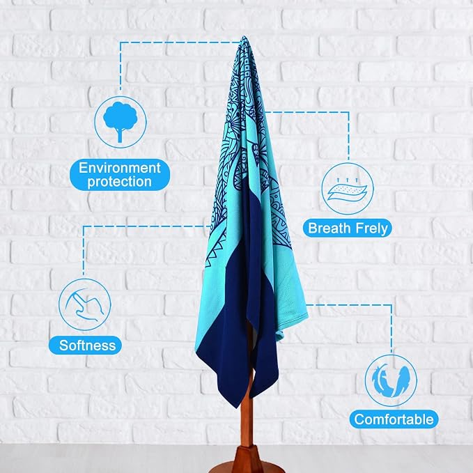 6 Packs Oversized Terry Beach Towel Set 36 x 72 Thin Extra Large Big Soft Bulk Towels Blanket Clearance XL Travel Adult Pool Camping Swim Essentials Cruise Accessories Must Haves Vacation Necessities