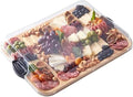 FARBERWARE Build-a-Board Cutting Board with Three Compartments and Clear Locking Lid for Charcuterie, Snacks, and More, Bamboo