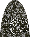 Ironing Board Replacement Cover Fits Rowenta (Model IB6200, Black Bubbly)
