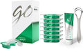 Opalescence Go 15 - Prefilled Teeth Whitening Trays Bundle 6238-1TS | Hydrogen Peroxide 15% - Includes Original Whitening Toothpaste Travel Size 1 Oz & Tongue Scraper (7 Treatments) Mint Flavor