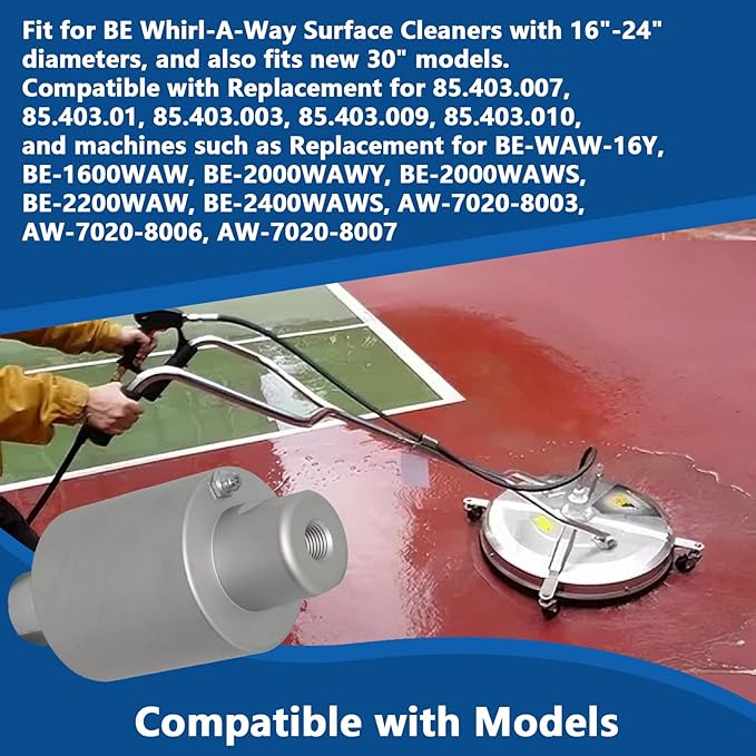 85.790.004 Washer Replacement Rotary Swivel Head Fit for BE Whirl-A-Way
