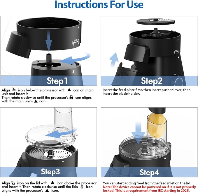 Electric Cheese Grater Salad Shooter, 6-In-1 Electric Slicer For Home Kitchen,One-Touch Easy Control,With Safety Push Bar Cheese Grater Electric For Zucchini,Cheese,Vegetable