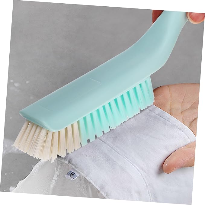 4sets Shoe Cleaning Brush Ergonomic Grip Long Handle Laundry Scrub Brush Household Cleaning Tool