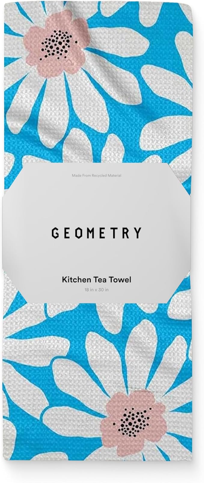 GEOMETRY Spring Kitchen Towels - Quick Dry Microfiber Cloth Spring & Summer Dish Towels for Kitchen Drying - Premium Quick Dry Towel - Sweet Spring, 18" x 30" - 1-Pack