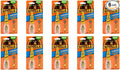 Gorilla Super Glue with Brush & Nozzle Applicator, 12 Gram, Clear, (Pack of 10)