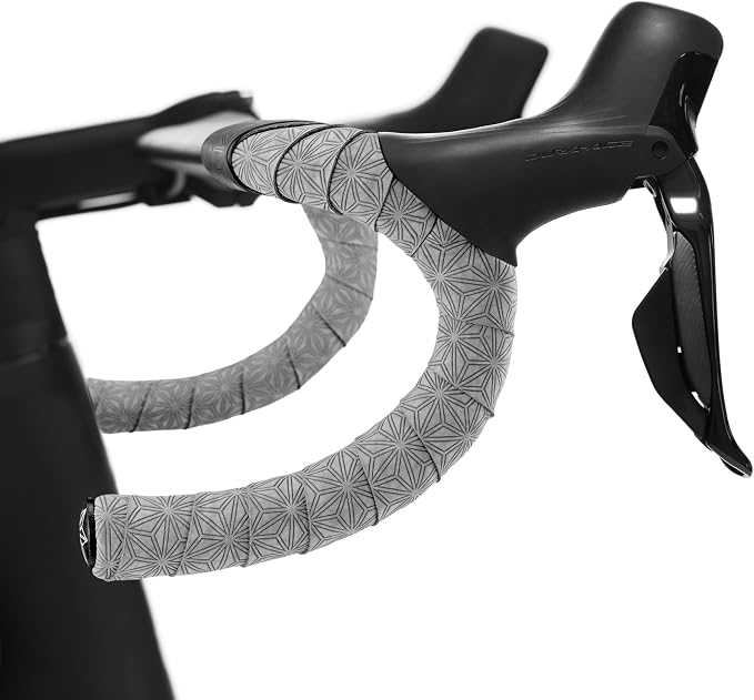 Supacaz Suede Gunmetal Bar Tape - Cycling Road Bike Handlebar Grip Tape Wrap