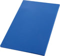 Winco 12" x 18" Blue Heavy-Duty Cutting Board (Set of 6) | Dishwasher safe, Stain resistant, Minimizes dulling, Great for Charcuterie, Cheese, Appetizers and Buffet Displays