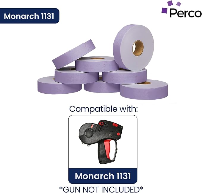 Pricing Labels for Monarch 1131 Lavender - 160,000 Labels w/ 64 Rolls Value Pack, 8 Sleeves - Made in USA