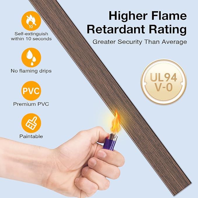 Delamu 157in Cord Hider Wall, TV Cable Hider Cord Covers for Wires on Wall, Large Cable Cover Raceway to Hide 2-4 Cords, Wire Hiders Wire Covers for Cords for TV on Walls, W1.18 H0.6in, Cherrywood