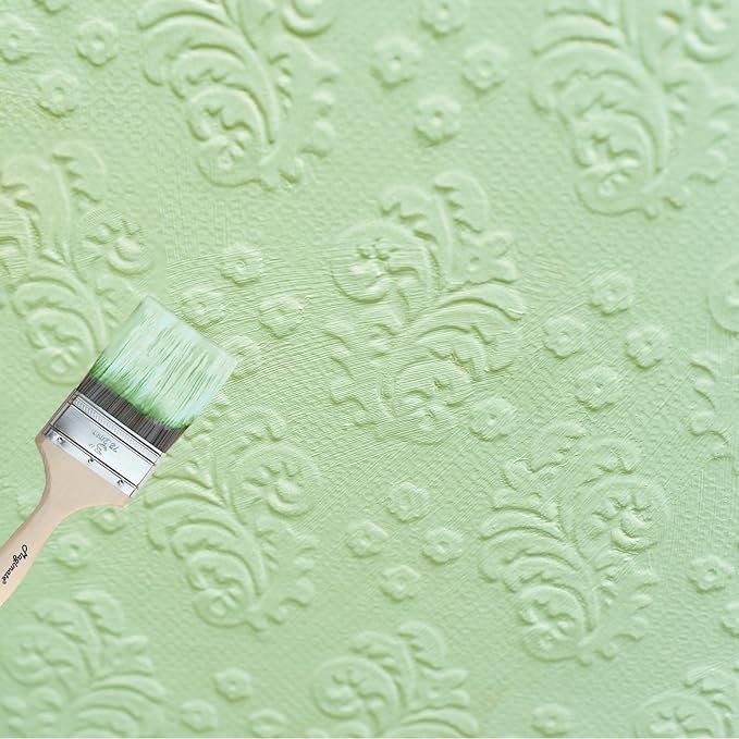 Magimate 3-Inch (76mm) Double Thick Chip Paint Brush – Versatile Stain Brush Wood Handle for Furniture, Walls, Fences, and Murals – Smooth Gesso, Plaster, Polyurethane, and Varnish Wide Paintbrush
