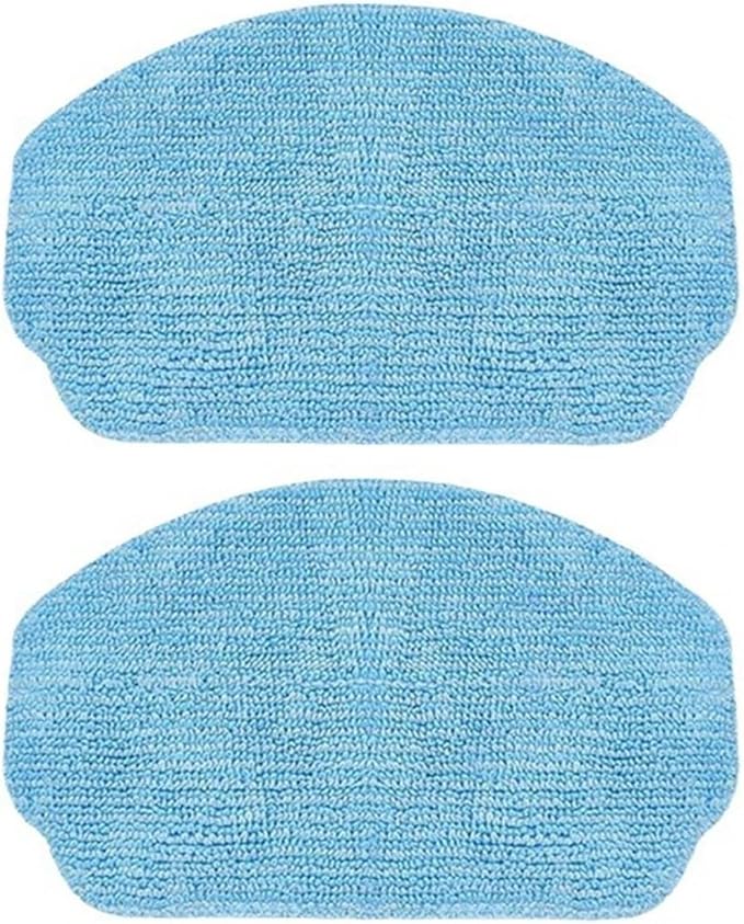 HIZON 2/5 Pack Mop Cloth Cleaning Rag，Compatible for VCR04W，Robot Vacuum Cleaner Replacement Robot Sweeper Spare Part Accessories(SET2)