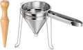 New Star Foodservice 42566 3-Piece Stainless Steel China Cap Strainer Set