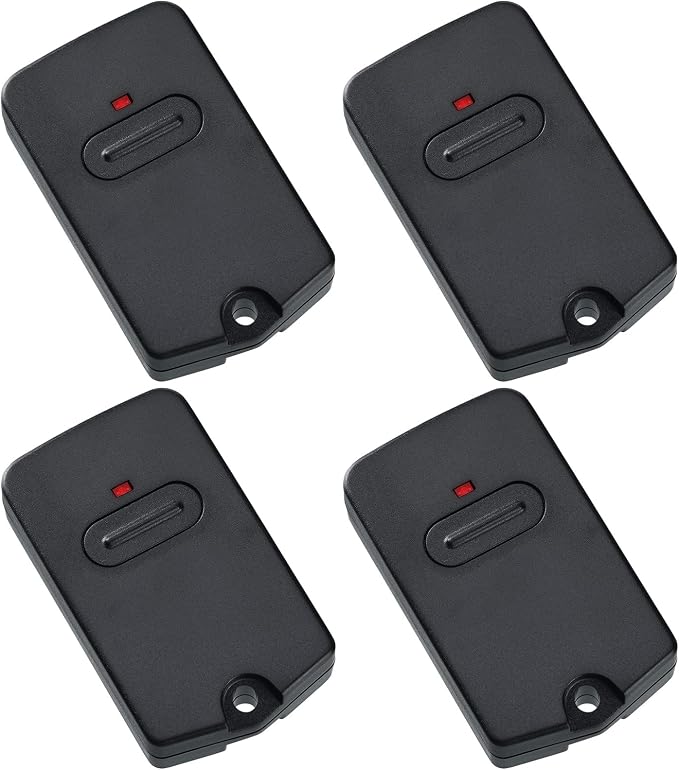 Kingdder 4 Pcs Gate Opener Remote Compatible with Mighty Mule RB741 Gate Control Remote Works Compatible with GTO RB741/FM135 Transmitter Control Single Button Garage Door Controller Replacement
