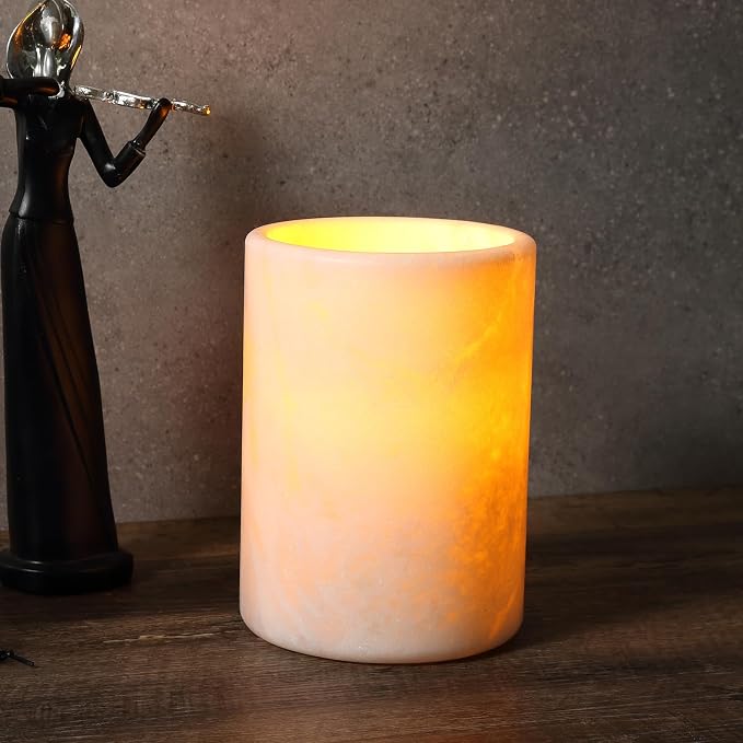 BCS Marble Wine Bottle Chiller - Versatile Wine Chillers for Bottles - Applicable to Kitchen Utensil Holder/Makeup Brush Holder/Pen Holder for desk That Also Serves as Lamp Shade