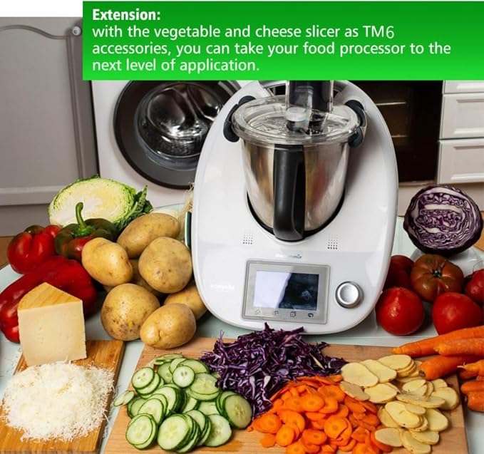 Vegetables Grater Cutter suitable for Thermomix TM6/TM5,Multifunctional peeler compatible with Thermomix Accessories(Coarse+Fine Cutter Set)