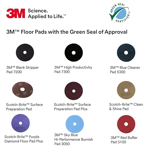 3M Blue Cleaner Pad 5300, 15 in