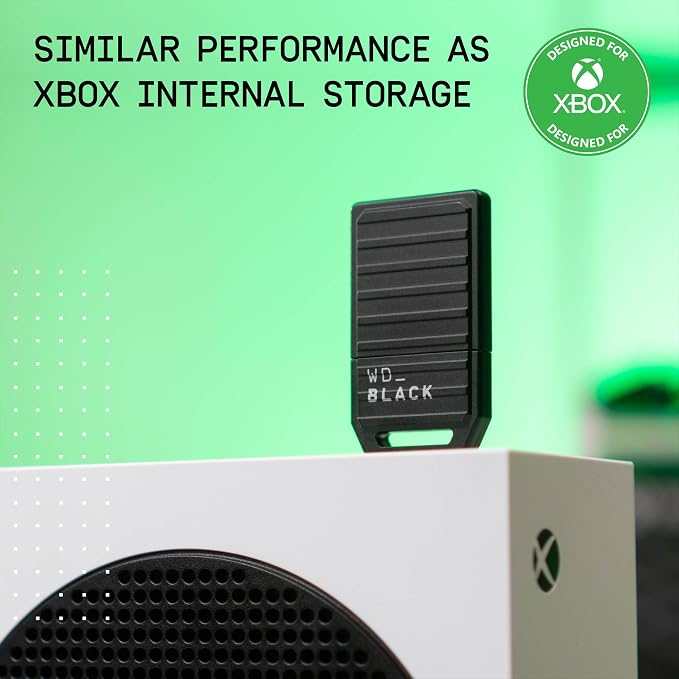 WD_Black 2TB C50 Storage Expansion Card, Officially Licensed for Xbox – Quick Resume, Plug & Play, NVMe SSD Expansion for Xbox Series X|S Gaming Consoles - WDBMPH0020BNC-WCSN