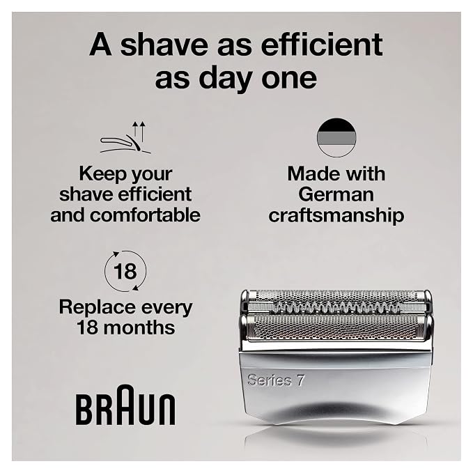 Braun Series 7 70S Electric Shaver Head Replacement Cassette – Silver