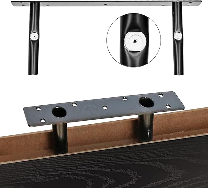 QEEIG Bathroom Shelves Over Toilet - Wall Mounted Floating Shelves Toilet Paper Storage Small Farmhouse Decor Shelf 16 inch Set of 3, Black (019-B3)