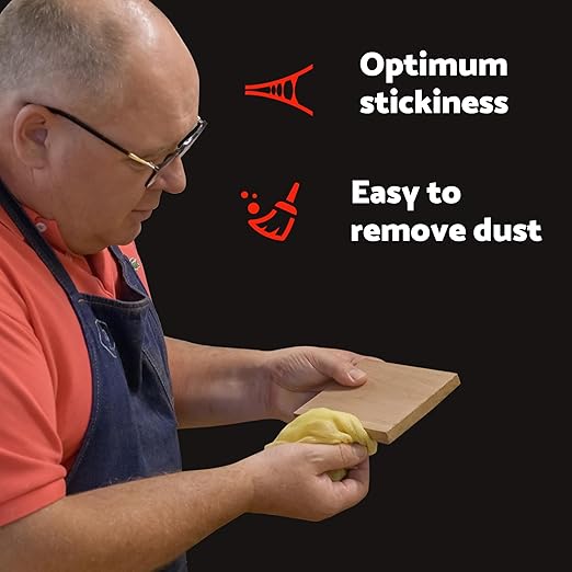 S&F STEAD & FAST Painters Tack Cloth for Woodworking, Painting, Sticky, Anti-Static Tack Rags for Automotive, Sanding, Cleaning, Dusting, Staining, Wax and Silicone Free, 18 x 36 Inches Dust Cloths