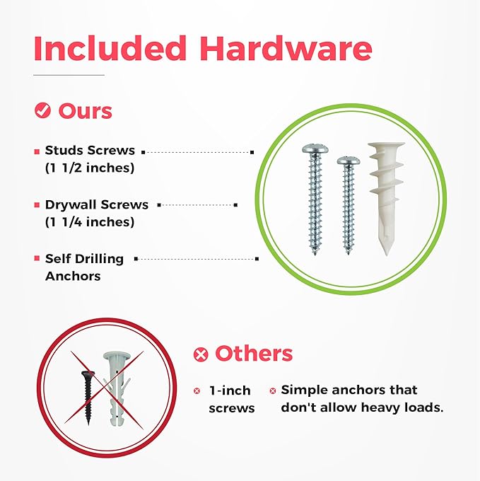 TIDYME Garage Tool Organizer Wall Mount - 64 inches - Sturdy Storage Rack with Adjustable Hooks, Anti-Rust - Easy Installation, 400lbs Capacity - Garden Tool Organizer (04 Racks & 08 Hooks)