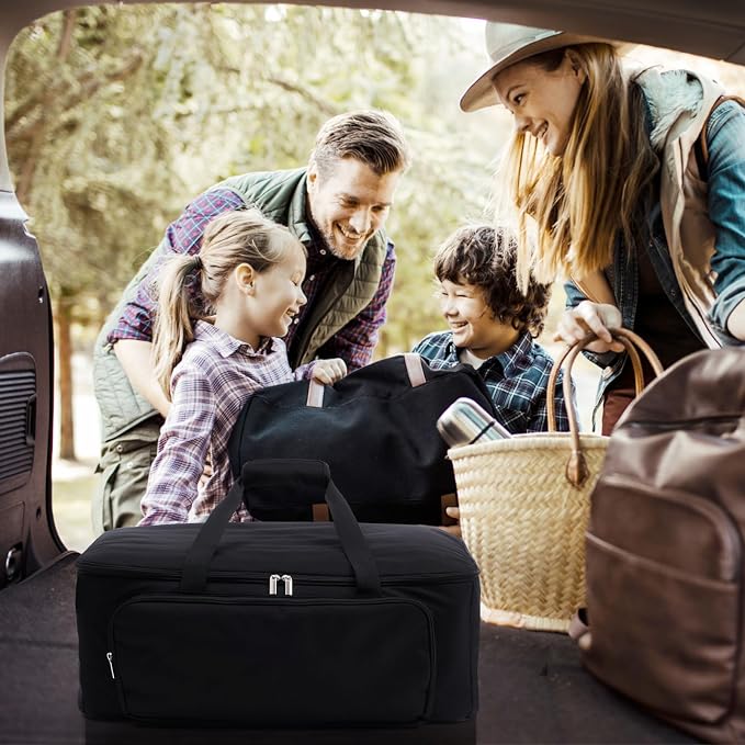Carry Bag for Cuisinart CGG-180 Portable Grill with VersaStand, Case Only | Tear Resistant, Velcro Reinforcement, Thickened Handles, Accessories for Cuisinart Gas Grill Storage, BBQ Camping, Travel