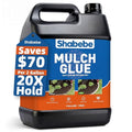 Mulch Glue – 1 Gallon: Saves $70 & Covers 2X More Area. Pet-Safe Rock Glue for Landscaping, Super Stick Adhesive for Rubber Mulch, Wood Chips, Pea Gravel & Small Rocks – Ideal for Landscaping