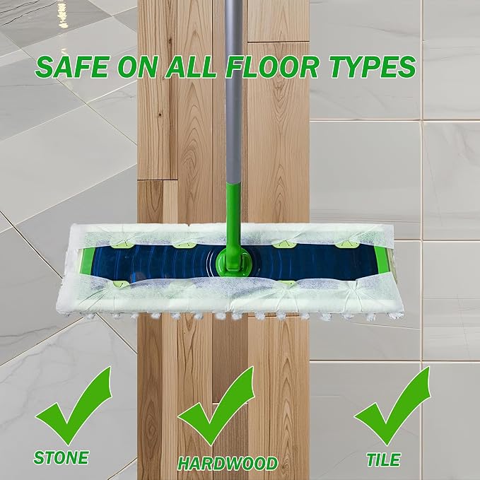 XL Dry Sweeping Cloth and XL Heavy Duty Sweeping Cloth for Swiffer Sweeper XL Mop