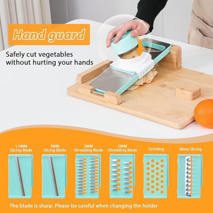 One-Handed Cutting Board, Adaptive Cutting Board for Disabled &Stroke Patients & Handicapped People, Handicap Kitchen Chopping Boards with Peeler& Steel Spikes & Grater