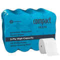Compact by Georgia-Pacific PRO Coreless 2-Ply Recycled Toilet Paper, White, 1000 Sheets Per Roll, 36 Toilet Tissue Rolls Per Case, 19375