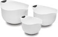 Cuisinart Set of 3 BPA-free Mixing Bowls, White