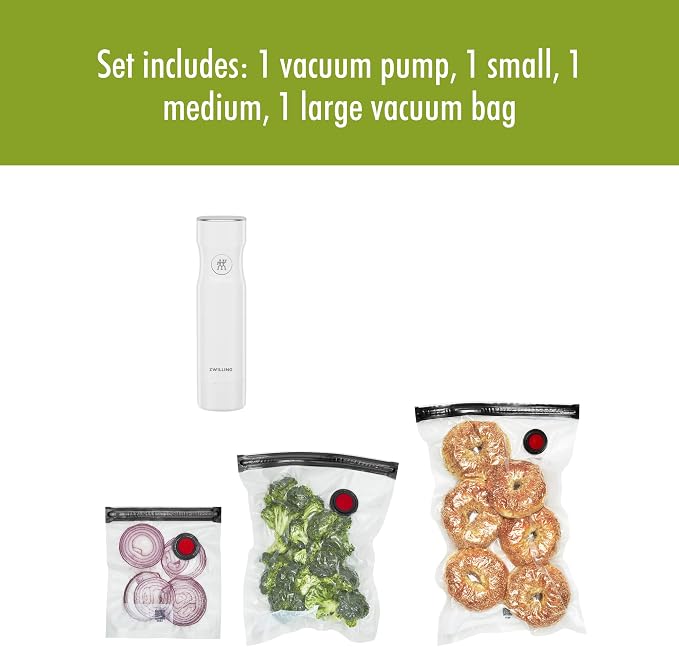ZWILLING Fresh & Save 4-pc Vacuum Sealer Bag Starter Set