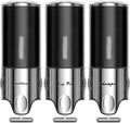 EXIN DECHEN Shampoo and Conditioner Dispenser(Triple x 16.9 oz,Black) | Easy Installation,Wall-Mounted,Bottle Separable,Large Capacity,Shower Shampoo Conditioner Body Wash Dispenser for Bathroom