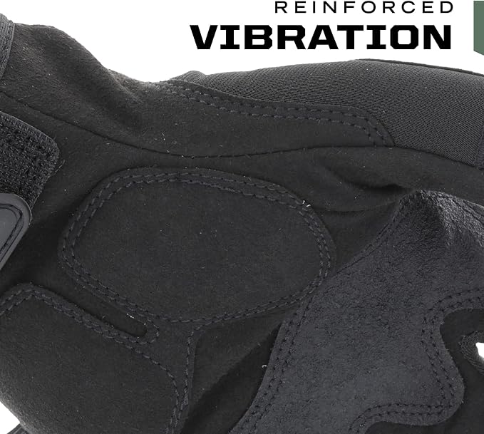 Mechanix Wear M-Pact Fingerless Tactical Impact Resistant Gloves - Impact Protection & Vibration Absorption - Heavy Duty - Machine Washable - X-Large - Covert Black