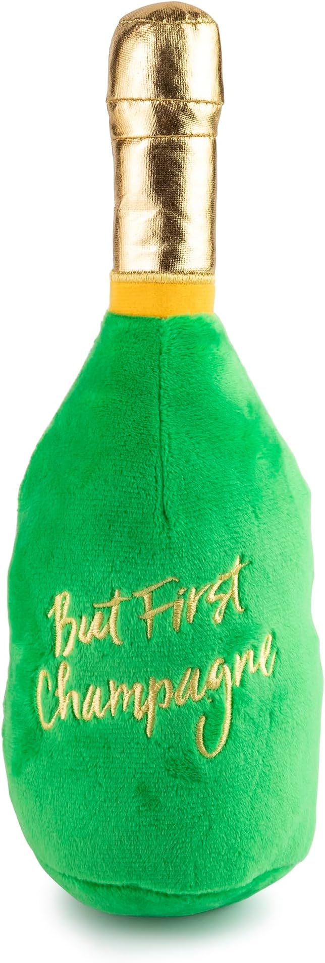 Haute Diggity Dog Woof Clicquot Classic, Plush Designer Dog Toys with Interactive Squeaker, Stimulating Pet Enrichment, Machine-Washable & Safe Materials for All Breeds, One Size
