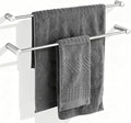 Towel Racks for Bathroom, NEWRAIN 30 inch Double Bath Towel Bar Wall Mounted, Stainless Steel Kitchen Towel Holder, Brushed Nickel Towel Rod Towel Rail Hange