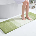 OLANLY Bathroom Runner Rugs Mat 47x17, Extra Soft Absorbent Microfiber Bath Rugs, Rubber Backing, Quick Dry, Long Bath Mats for Bathroom, Tub and Shower, Home Decor Accessories, Mustard Yellow