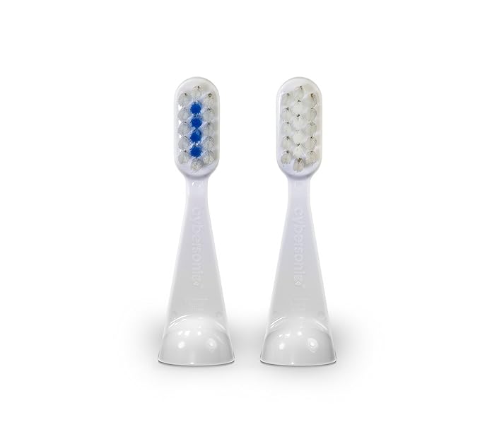 Cybersonic Traditional Replacement Brush Heads, 8 Pack, Compatible With All Cybersonic Electric Toothbrushes