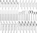 60 Piece Silverware Set For 12, Stainless Steel Flatware/Tableware Set Include Spoons/Forks/Knives, Yoehka Mirror Polished Cutlery Set For Home Kitchen Restaurant Hotel, Durable,Dishwasher Safe