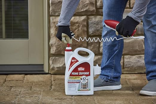 Ortho Home Defense Insect Killer for Indoor and Perimeter2 with Comfort Wand - Ready-To-Use Bug Spray, Kills Ants, Cockroaches & Spiders, 1.1 gal. (2-pack)
