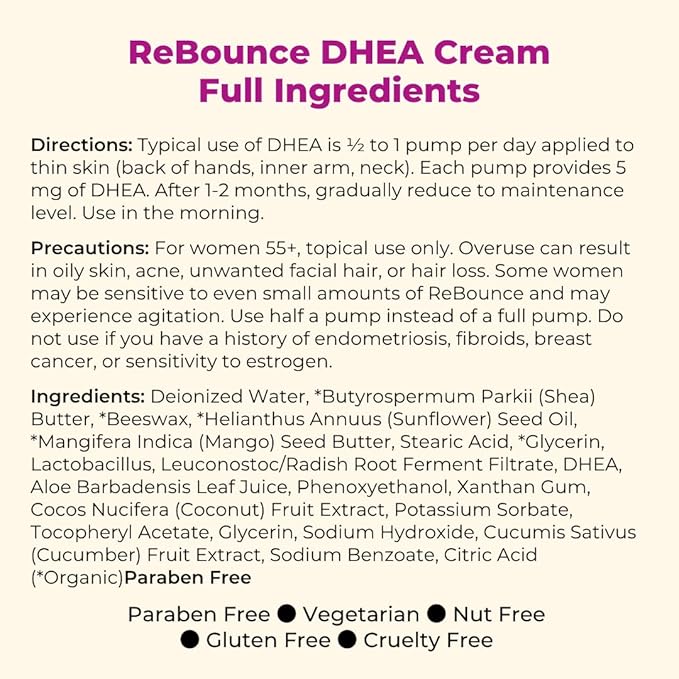Parlor Games Happy Hormone Bundle: Silky Peach Estriol, Vibrant Third Progesterone & ReBounce DHEA Creams