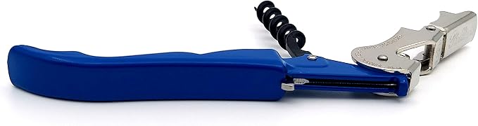 Pulltap's Genuine Slider 900 Waiter's Corkscrew – Double-Hinged Wine Key with Sliding Foil Cutter – Patented Design – Made in Spain – Azul (Blue)