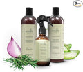 – 3-Step Botanical Hair Care Set for Men and Women with Shampoo, Conditioner & Hair Tonic – Hydrating Routine for Dry, Damaged or Color-Treated Hair