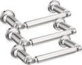 Delta Saylor (3-Pack) Toilet Paper Holder Polished Chrome Tissue Roll Holder for Bathroom Organization and Storage Pivoting Toilet Tissue Holder Wall Bathroom Accessories 73550