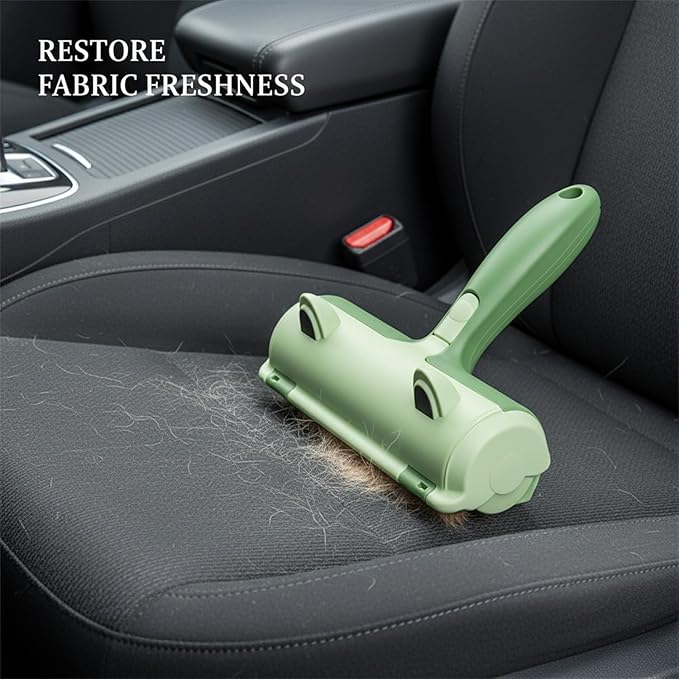 Reusable Lint Remover Brush for Furniture, Carpet & Car Seats - Mechanical Cleaning Tool with Durable PP Handle