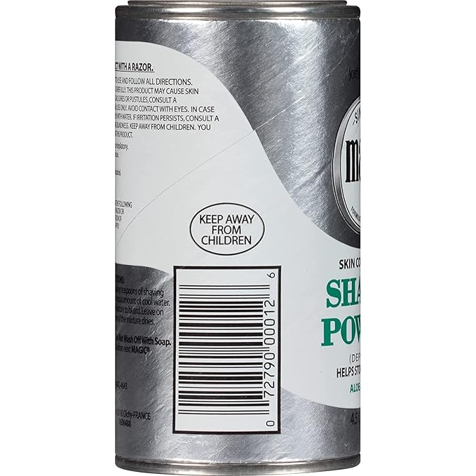 Magic Skin Conditioning Shaving Powder 4.5 oz (Pack of 4)