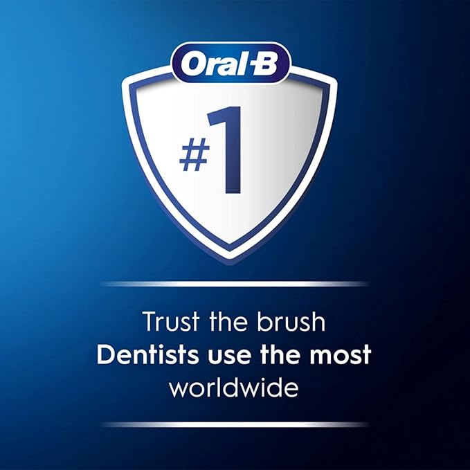 Oral-B Pro 1000 Rechargeable Electric Toothbrush, White, 4 Replacement Brush Heads