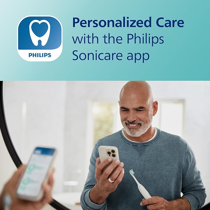 Philips Sonicare DiamondClean Smart 9700 Electric Toothbrush - Sonic Toothbrush with App, Pressure Sensor, 15 Brushing Settings, Replacement Reminder, USB Charging Travel Case, Rose Gold, HX9957/81