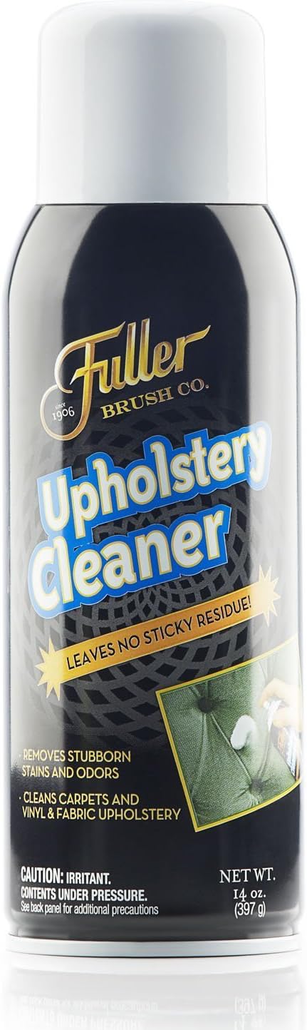 Fuller Brush Upholstery Cleaner – Foaming Multi-Surface Spray for Fabric, Carpet, Vinyl & Car Seats – Removes Stains & Odors Without Residue – Restores & Refreshes – 22 oz (Pack of 2)